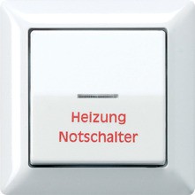 JUNG AS590H Wippe Heizung Notschalter