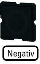 EATON 38TQ25 Tastenplatte schwarz, negativ
