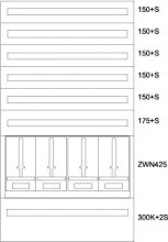 EATON BPZ-MES-KN-1000/17-4Z Zaehlerverteiler-Montageeinsatz K