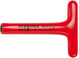 KNIPEX 98 04 13 Steckschlüssel m.T-Griff S=13mm, L=200mm