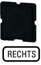 EATON 135TQ25 Tastenplatte schwarz, RECHTS
