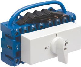 KRAUS&NAIMER KG64B K900 VE2 Umschalter m.0-Stellg.,3-pol.,Schnappbef