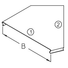 DIETZEL RBD45 60S Rinnen-Bogen-Deckel svz. B=0,6m