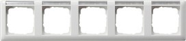 GIRA 109503 Abdeckrahmen 5fach BSF waagerecht Sys55 rws