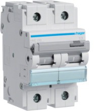 HAGER HMD299 Leistungsschalter MCB 2P 15kA D-125A 3M