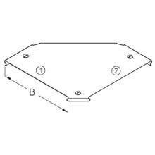 DIETZEL RBDR 50S Rinnenbogendeckel m.Riegel svz. B=0,5m