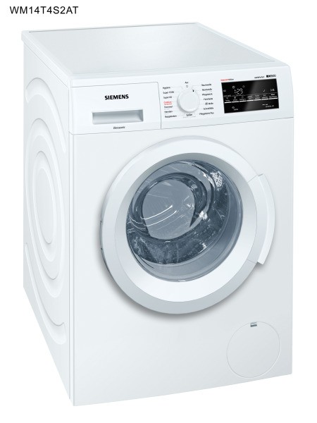 SIEMENS BSHG WM14T4S2AT Waschmaschine 1400U/min 8kg Disp. AqSt. A+++-AB ws