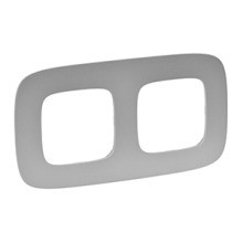 LEGRAND 754392 V.All 2Fach Rahmen Aluminium