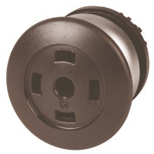 EATON M22-DP-S-X Pilzdrucktaste,ohne Beschriftung,schwarz