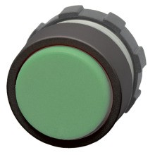 BENEDIKT&JAEGER BS3D GN Drucktaste grün m.Kunststoff-Frontring schwarz