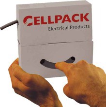 CELLPACK SB 12.7-6.4, orange - Schrumpfrate 2 : 1. Anwendung: zum Isolieren, Buendeln und Kennzeichn