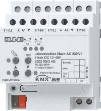 JUNG 2502REGHE KNX Jalousieaktor 2-fach