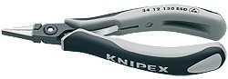 KNIPEX 34 12 130 ESD Praezisions-Elektronikgreifzange flach E