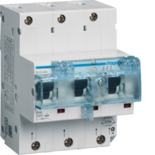 HAGER HTN340E SLS-Schalter 3P E-40A, für Hutschiene