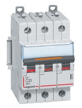 LEGRAND 409782 DX3 LS C20A 3P 25KA 3M