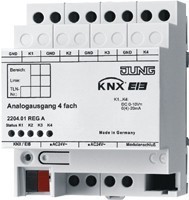 JUNG 2204.01REGA KNX Analogausgang 4-fach