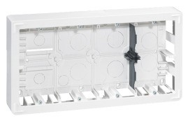 LEGRAND 080278 MSC AP-Gehaeuse 2x10mod weiss