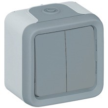 LEGRAND 069755 FRAP Doppelwechselschalter Ws