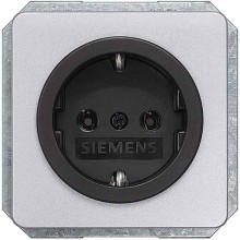 SIEMENS LP 5UB1463 Delta Profil Schuko-Steckdosesil