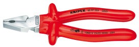 KNIPEX 02 07 225 Kraft-Kombizange verchromt 225mm