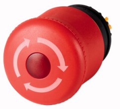 EATON enangebot rund um die Not-Halt und Not-aus Taster. Frontelemente gibt es in diversen Formen, m