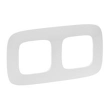 LEGRAND 754302 V.All 2Fach Rahmen Ultraweiss