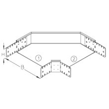 DIETZEL RB 60-40S Rinnen-Bogen svz. B=0,4m H=60mm