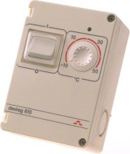 DEVI 140F1080 Thermostat AP, 10A, -1050°, Schalter, I