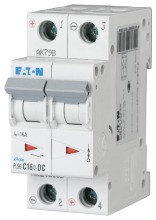 EATON PLS6-C16/2-DC-MW LS 16A/2-pol/C DC 6kA