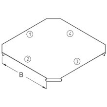 DIETZEL RKD 60S Rinnen-Kreuzung-Deckel svz. B=0,6m