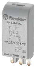 FINDER 99.02.0.024.98 EMV-Modul LED+Varistor
