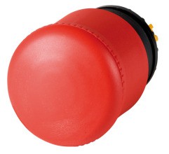 EATON enangebot rund um die Not-Halt und Not-aus Taster. Frontelemente gibt es in diversen Formen, m