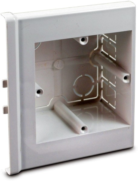DIETZEL MEDK 60/100 WS Einbaudose, 86,5x100x40 mm, mit einseitiger Doppelkupplung, für MAK, weiß