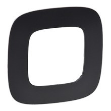 LEGRAND 754401 V.All 1Fach Rah. Mattschwarz