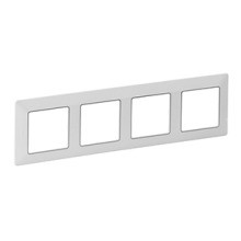 LEGRAND 754034 Vlife 4Fach Rahmen Uw/Chrom