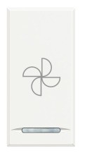 BTICINO HD4915BC Wippe 1mod Ventilator Weiss