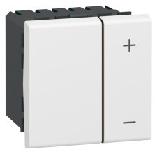 LEGRAND 078405 MSC Dimmer 2mod 2-L 600W weiss