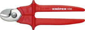 KNIPEX 95 06 230 Kabelschere blank poliert 230mm