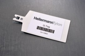 HELLERMANNTYTON QT10065R-PA66-WH-Q1 Kennzeichnungsschild 100x67mm