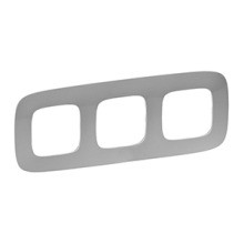 LEGRAND 754393 V.All 3Fach Rahmen Aluminium