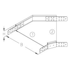 DIETZEL RB45 110-10S Rinnen-Bogen svz. B=0,1m H=110mm