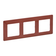 LEGRAND 754073 Vlife 3Fach Rah. Terracotta