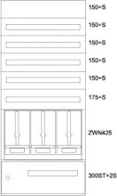 EATON BPZ-MES-STN-800/17-3Z Zaehlerverteiler-Montageeinsatz ST