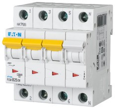 EATON PLSM-D25/3N-MW LS 25A/3-pol+N/D 10kA