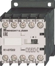 BENEDIKT&JAEGER K1-07D22 230 Mini-Hilfsschütz 2S+2O 220-230V 50Hz 240