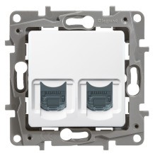 LEGRAND 664776 Datendose 2-fach RJ45 Kat. 6STP ohne Spr