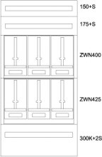 EATON BP-U-3S-KN-800/15-6Z Unterputz-Zaehlerverteiler K