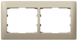 LEGRAND 771402 Rahmen 2-Fach Galea Horiz.Ti