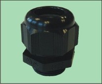 E-TERM POWTL 50 ISO RAL9005 Dichtverschraubung, schwarz, KB 24-38,5m