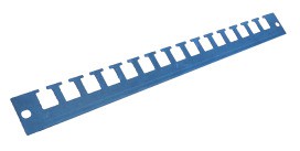 MEHLER 19FANG-1/S Kabelabfangschiene für Kabelbinder 19''